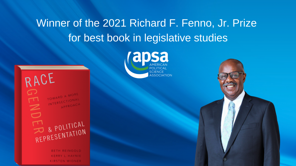 APSA 2021 Richard F. Fenno, Jr. Prize for best book in legislative studies