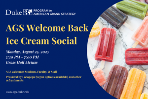 AGS Welcome Back Ice Cream Social