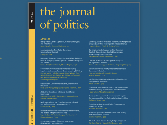 Image of The Journal of Politics 